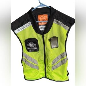 ICON Motorsports Mesh Mil Spec Vest Fluorescent 2X-4X Reflective Yellow safety